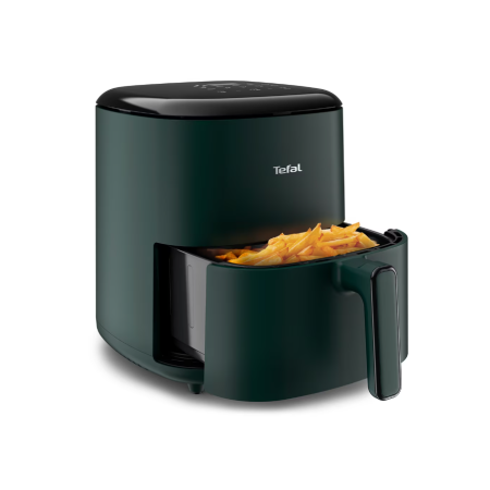 Friteuza cu aer cald Tefal Easy Fry Max EY245310, capacitate 5L, 1500 W, 10 programe automate, ecran tactil, vas detasabil antia